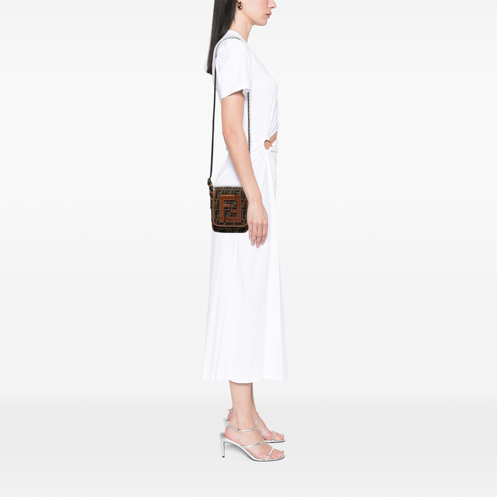 Pre-Loved Fendi Mini FF Zucca Canvas Crossbody - Picture 6 of 7